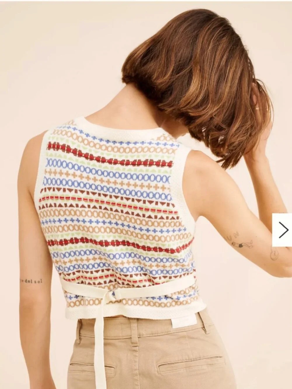 Callahan Wray Sweater Vest Knit Fall Vest - Picture 2 of 6